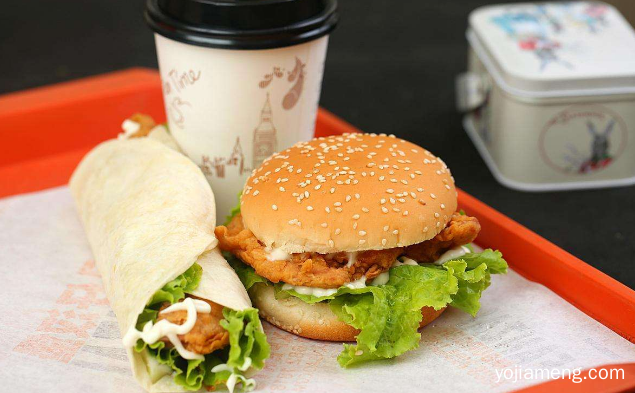 加盟西式快餐店选择汉堡汉堡 轻