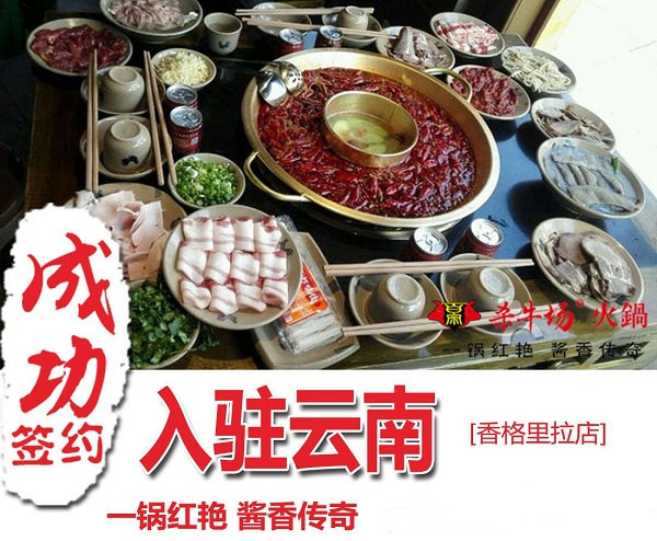 热烈祝贺杀牛场火锅入驻云南香格里拉店