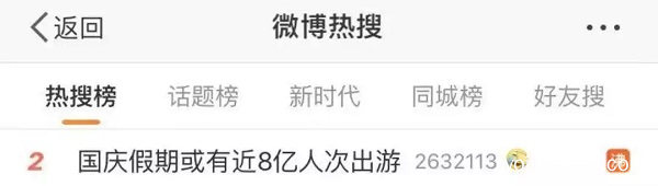国庆出游人次预计近800000000！网友：我只去巴蜀大门户就够了